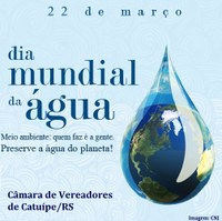 Dia Internacional da Água