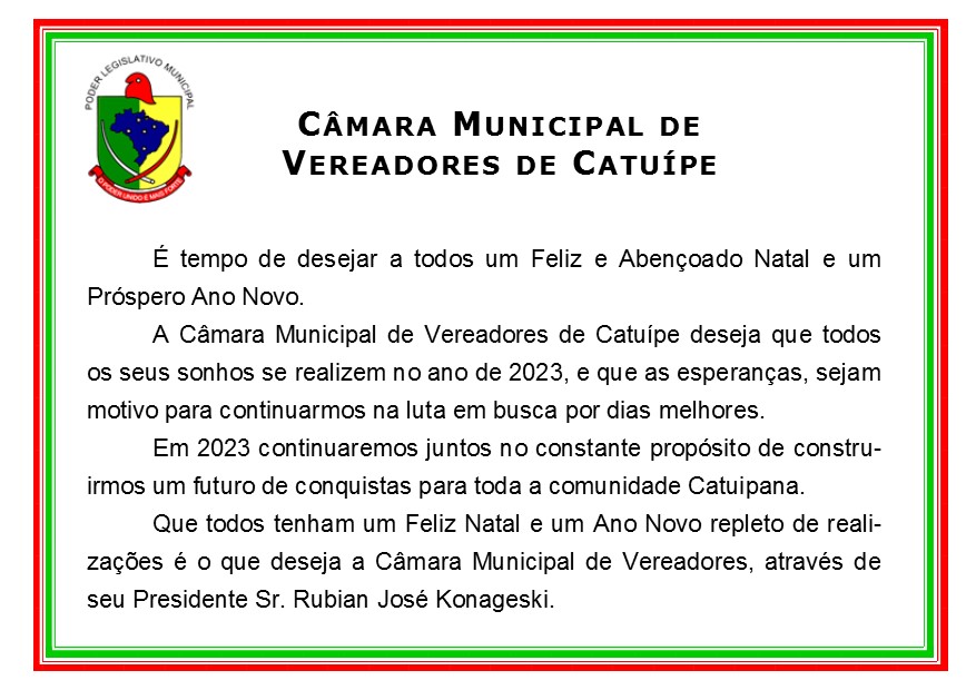 Feliz Natal e Próspero 2023!